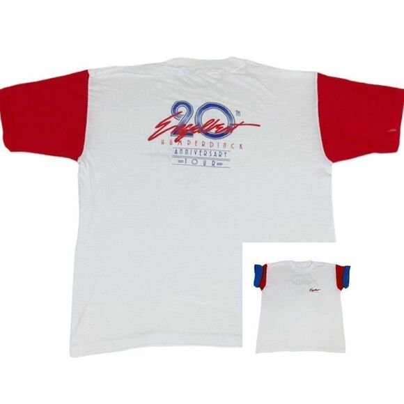 Vintage 1987 Engelbert Humperdinck 20th Anniversary Tour T-Shirt Roll Sleeve - Picture 1 of 11